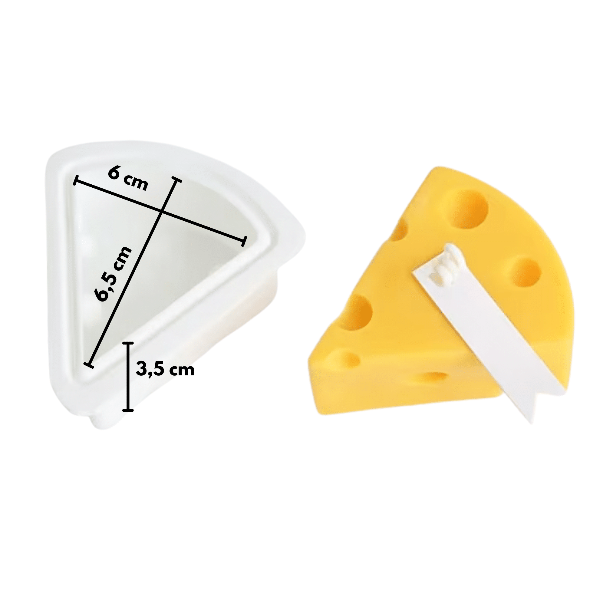 Silikonine forma zvakems Silicon candle mould Craftshop Craftershop4