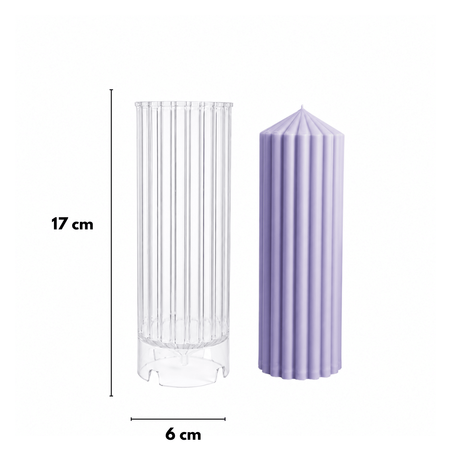 Silikonines ir plastikines formos zvakiu gamybai | Silicone and plastic molds for candle making CraftShop Krevo2